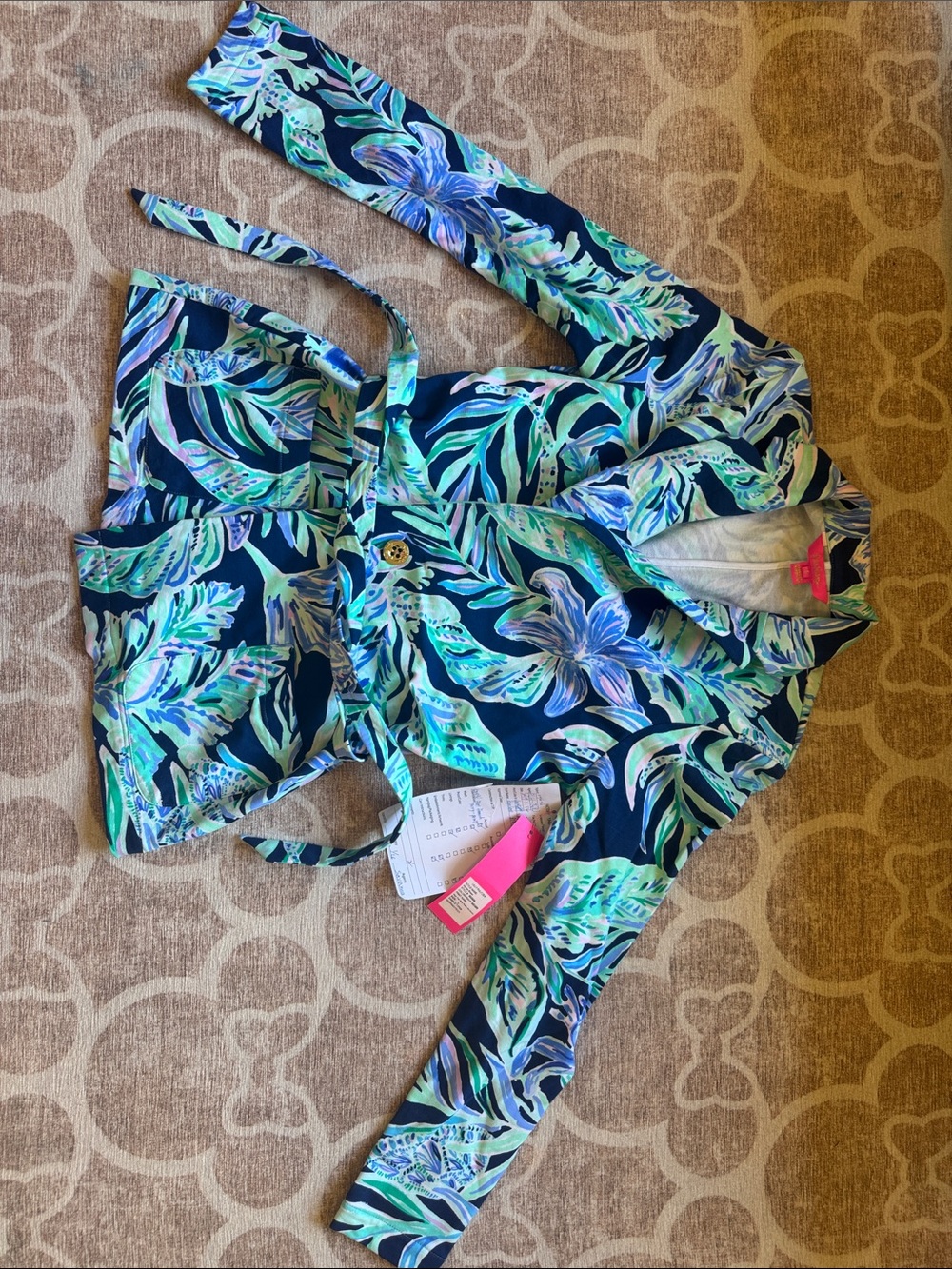 Lilly Pulitzer SAMPLE Kynlee knit Blazer Tropical Floral size small